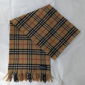 Burberry's Unisex Lambswool Scarf – Classic Check Plaid – Authentic – Fast Ship.